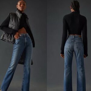 AG kiss slim straight dark blue vintage jeans baggy NWOT 29 R